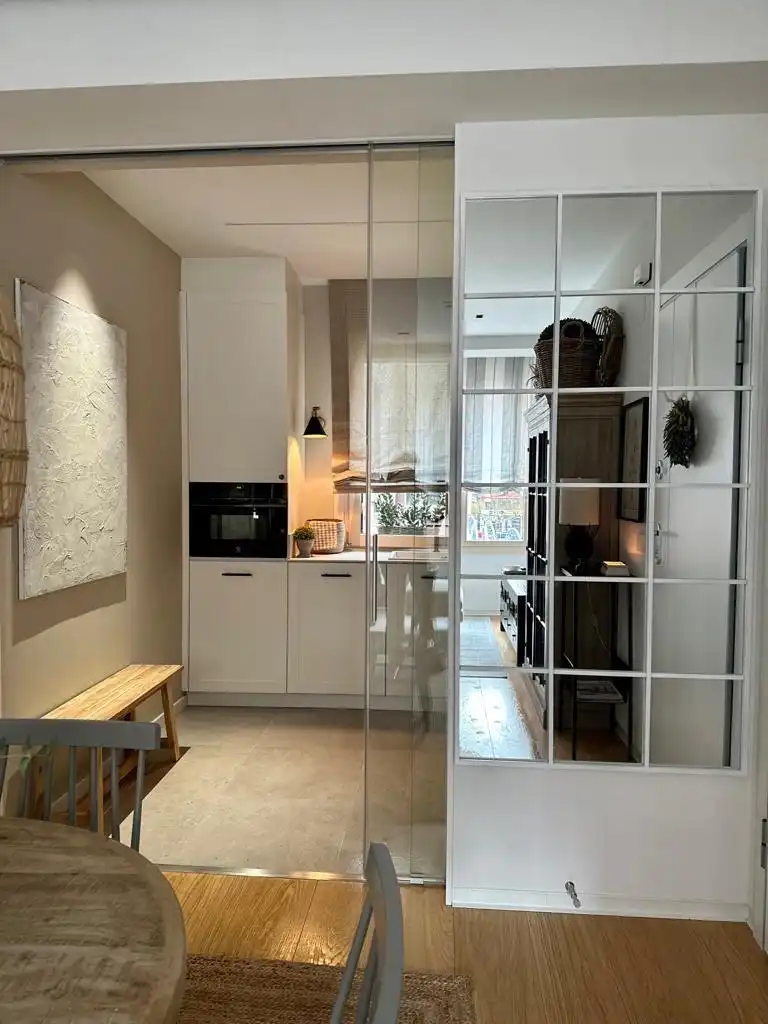 Cocina de Apartamento de alquiler en León Capital  con Calefacción, Parquet y Amueblado