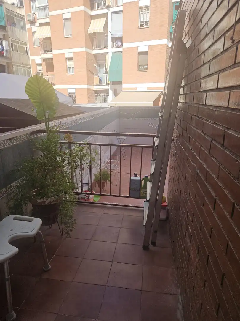 Balcony of Flat for sale in Badalona  with Heating, Terrace and Balcony