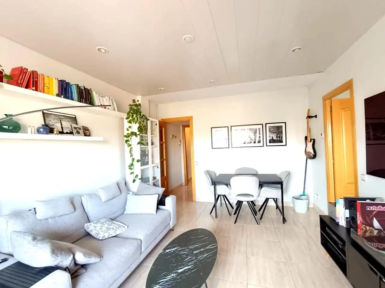 Sala de estar de Ático en venta en  Barcelona Capital con Aire acondicionado y Calefacción