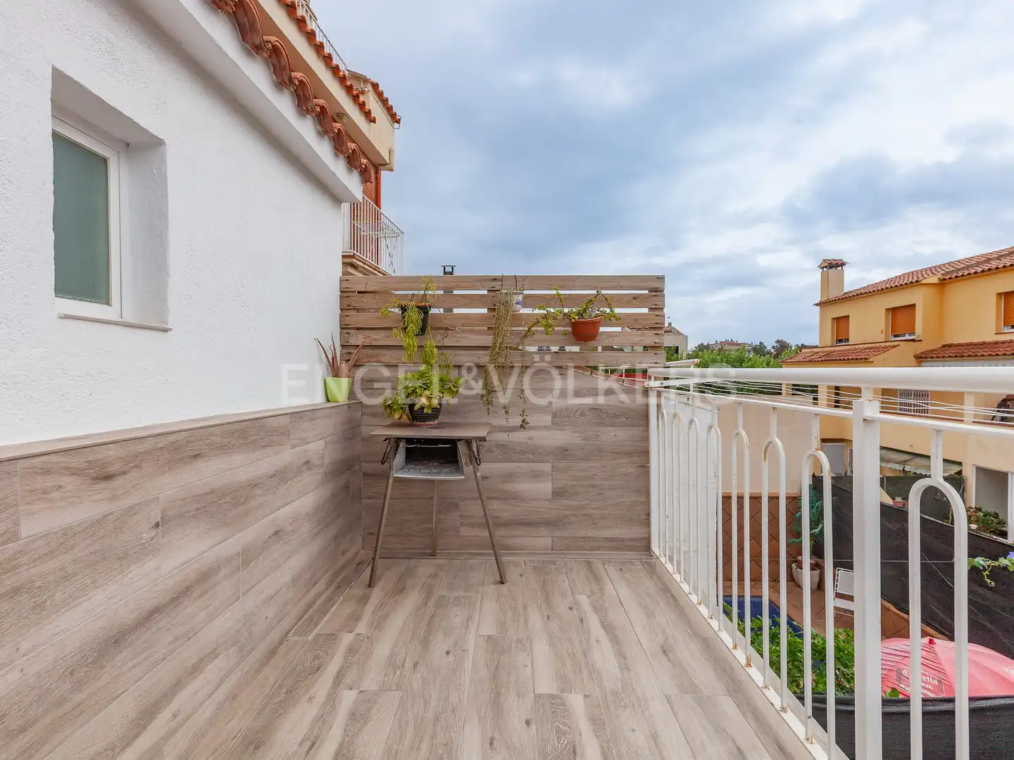 Terraza de Casa adosada en venta en Pineda de Mar con Aire acondicionado, Calefacción y Terraza