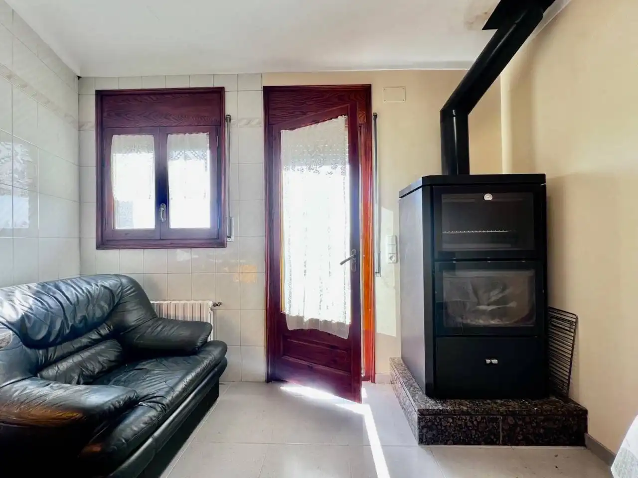 Sala de estar de Casa o chalet de alquiler en Cervià de Ter con Aire acondicionado, Calefacción y Amueblado