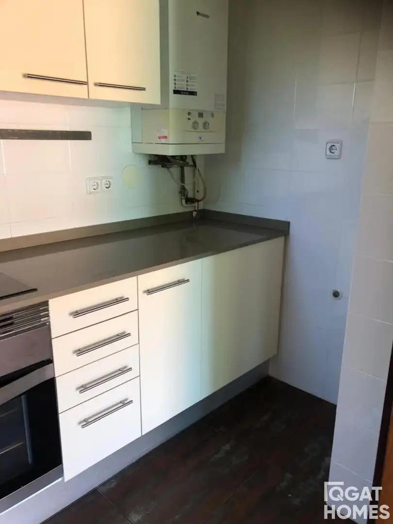 Cocina de Piso de alquiler en Sant Cugat del Vallès con Aire acondicionado, Calefacción y Terraza
