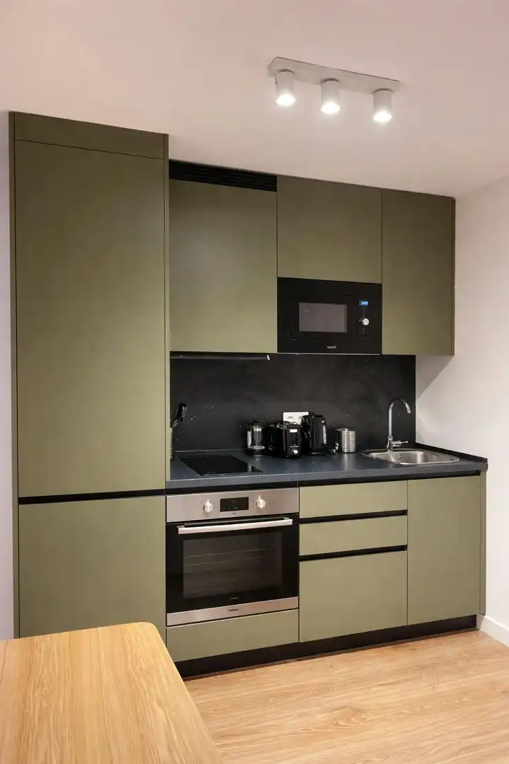 Kitchen of Flat for rent in Madrid  with Air Conditioner, Heating and Furnished