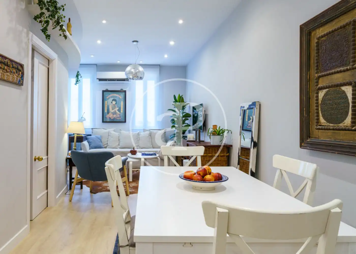 Sala d'estar de Pis de lloguer en Barrio de Salamanca