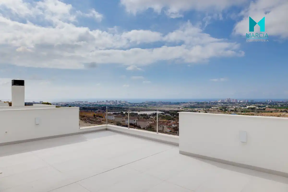 Terrace of Houses for sale in El Campello  with Private garden, Terrace and Swimming Pool