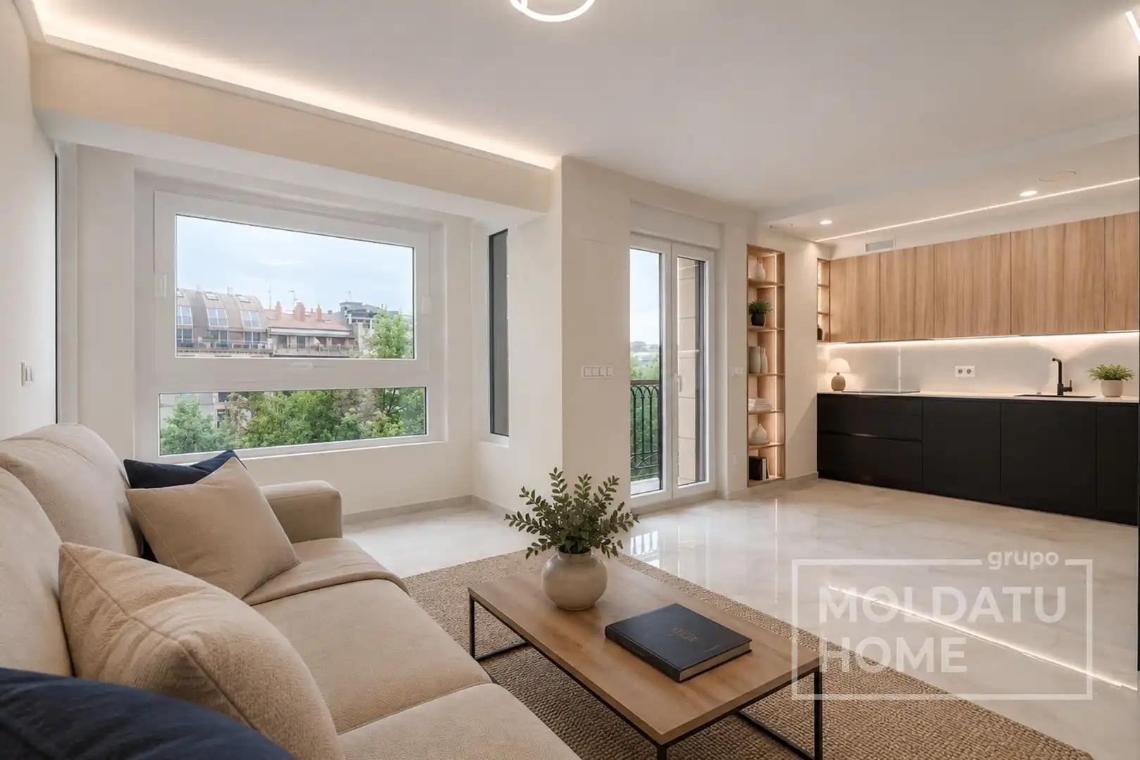 Sala de estar de Apartamento en venta en Donostia - San Sebastián  con Aire acondicionado, Calefacción y Terraza