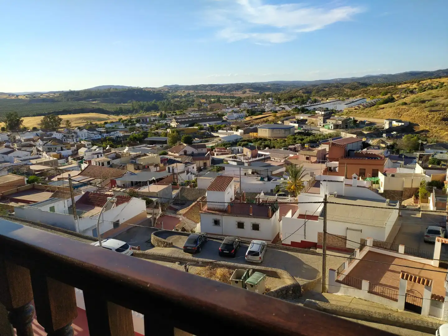 Vista exterior de Casa o xalet en venda en Villanueva del Río y Minas amb Aire condicionat, Jardí privat i Terrassa