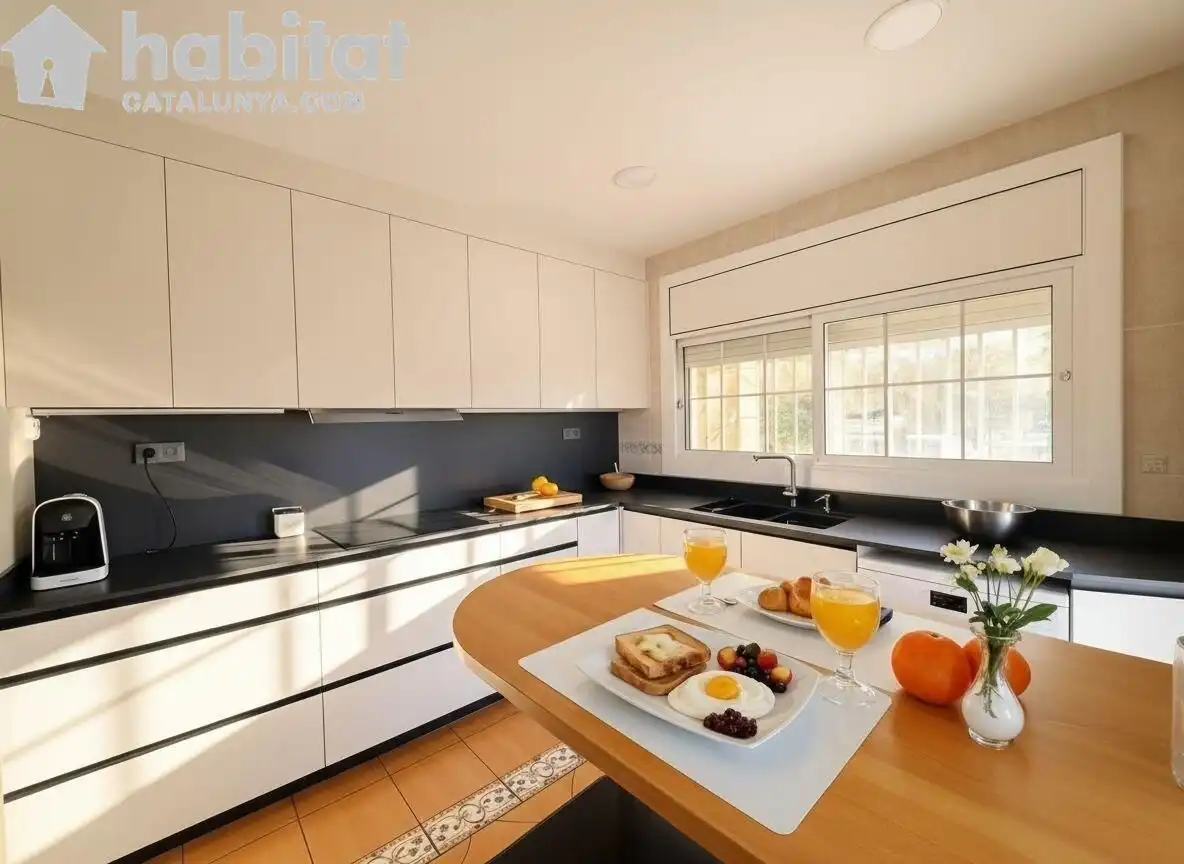 Kitchen of Houses for sale in Masquefa  with Air Conditioner, Heating and Private garden