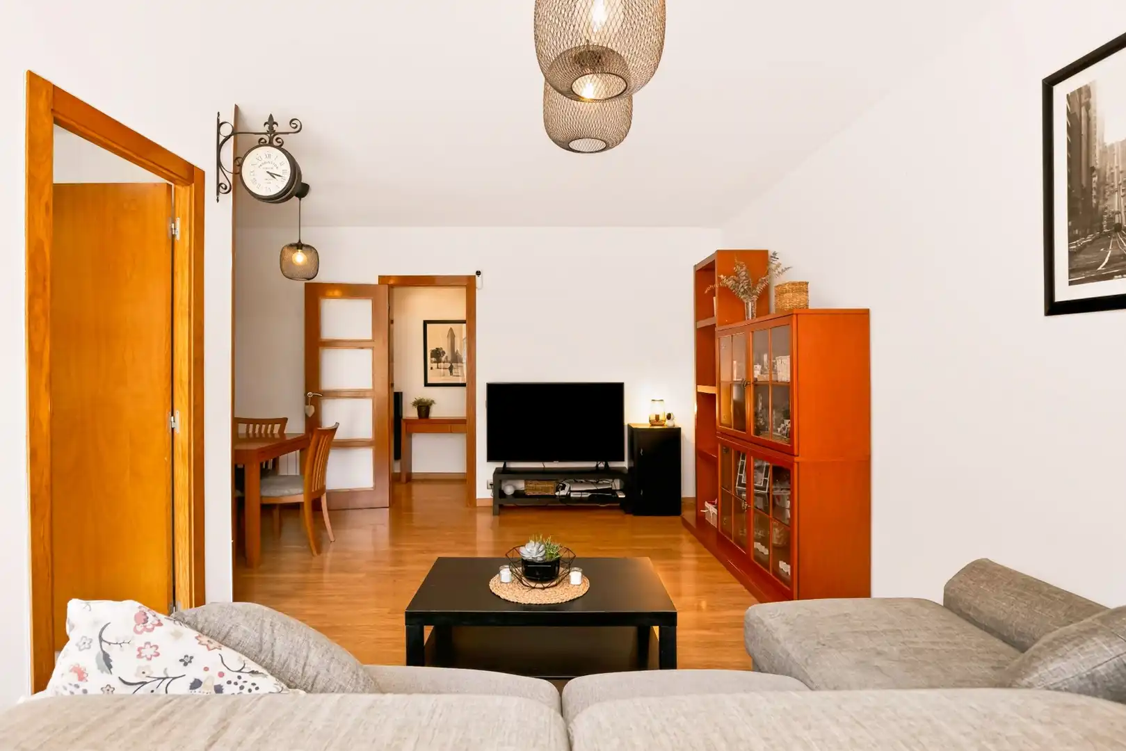 Wohnzimmer von Wohnung zum Verkauf in Sant Quirze del Vallès mit Klimaanlage, Heizung und Balkon