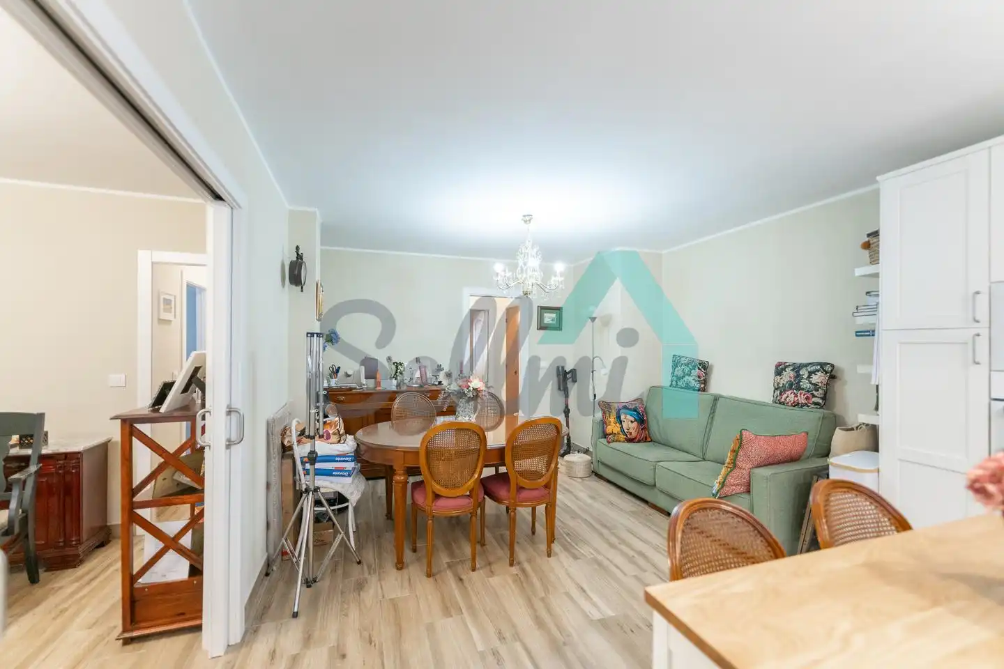 Living room of Flat for rent in Gijón   with Furnished