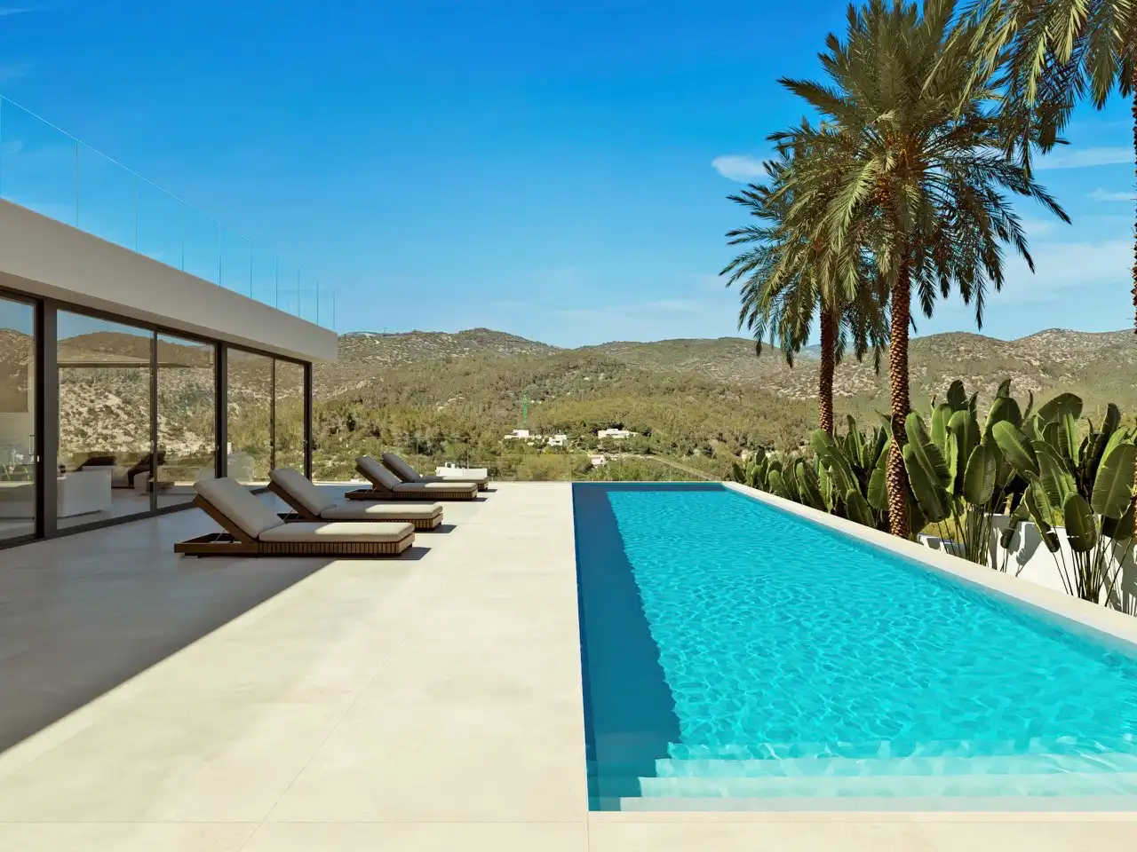 Swimming pool of Residential for sale in Eivissa