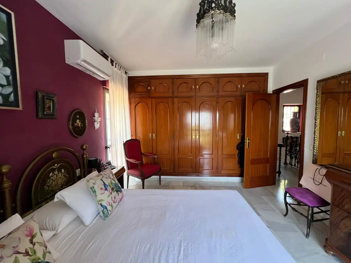 Bedroom of Houses for sale in Málaga  with Air Conditioner, Heating and Private garden