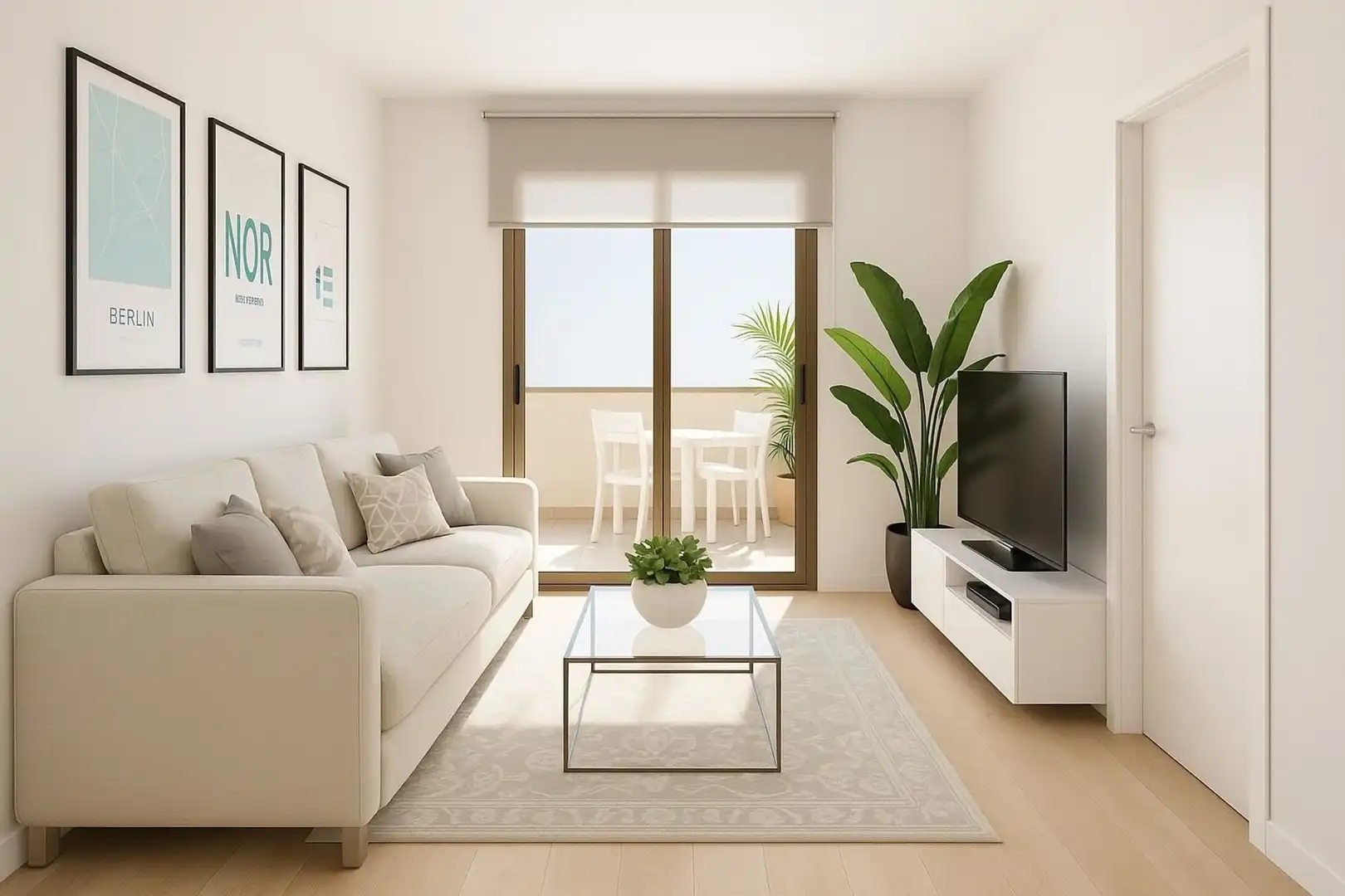 Sala d'estar de Apartament en venda en Mazarrón