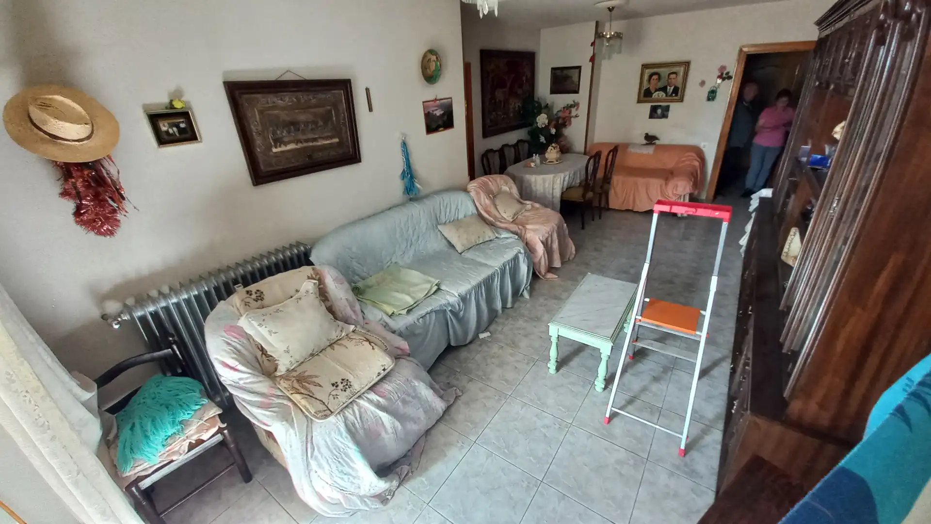 Living room of Flat for sale in Zamora Capital   with Heating and Furnished