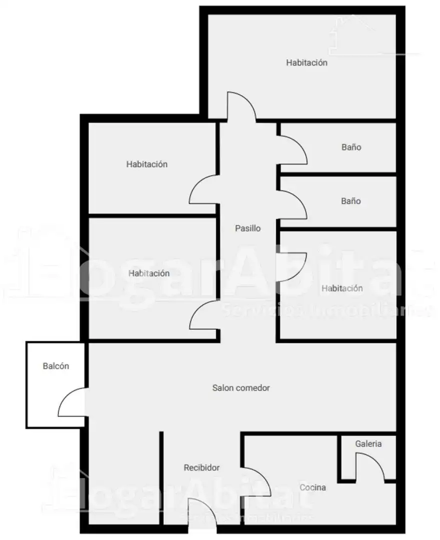 Piso en venta en Castellón de la Plana / Castelló de la Plana con Aire acondicionado, Calefacción y Amueblado