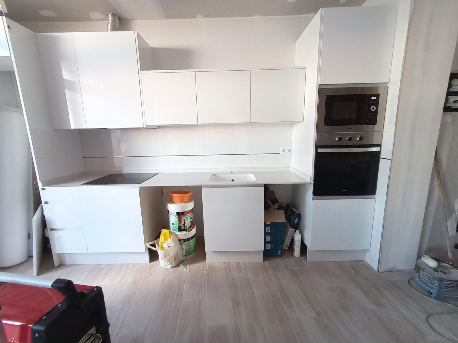 Kitchen of Houses for sale in La Font d'en Carròs  with Air Conditioner and Parquet flooring