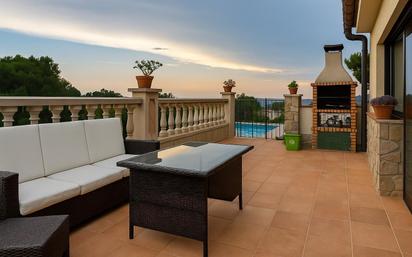 Terrassa de Casa o xalet de lloguer en Lloret de Mar amb Aire condicionat, Calefacció i Jardí privat