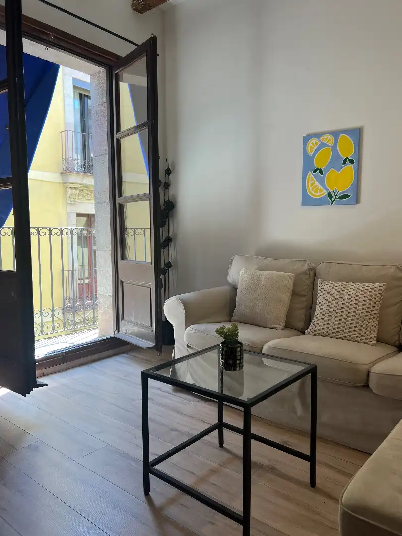 Sala de estar de Piso en venta en Barcelona con Aire acondicionado, Calefacción y Amueblado