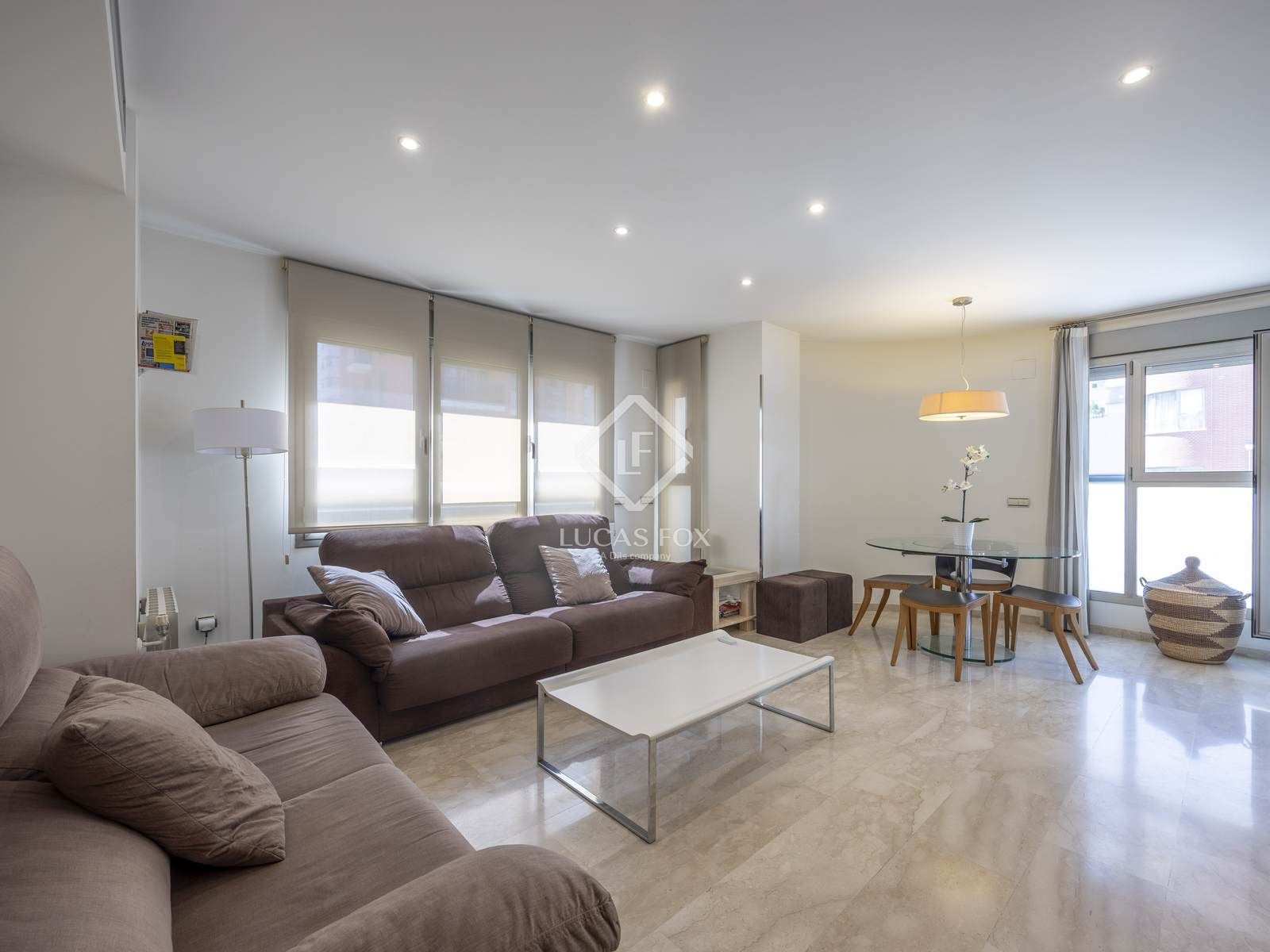 Sala d'estar de Pis de lloguer en  Valencia Capital amb Aire condicionat, Calefacció i Terrassa