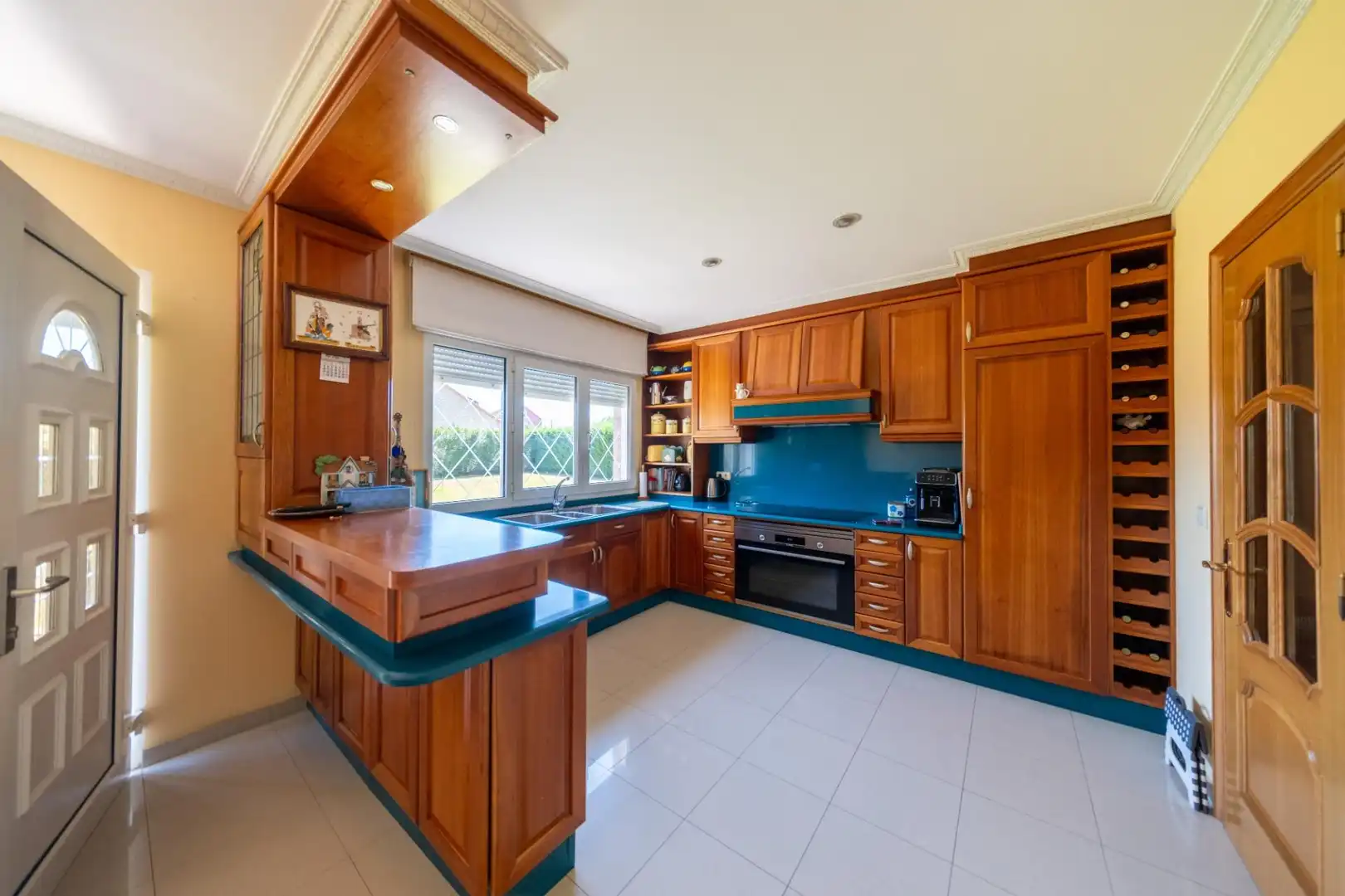 Cocina de Casa o chalet en venta en A Illa de Arousa  con Calefacción, Jardín privado y Terraza