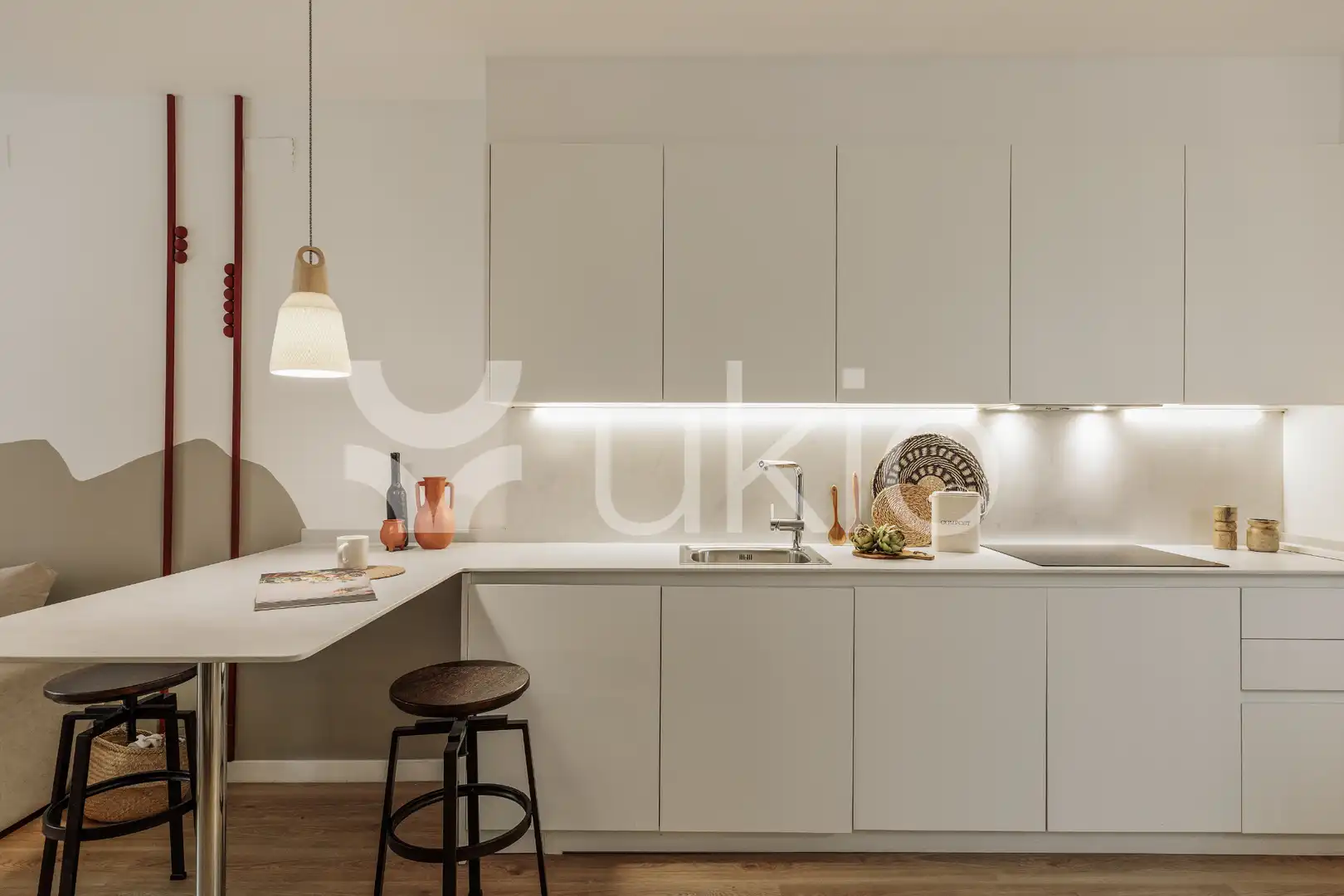 Kitchen of Apartments for rent in Barcelona  with Heating, Furnished and Oven