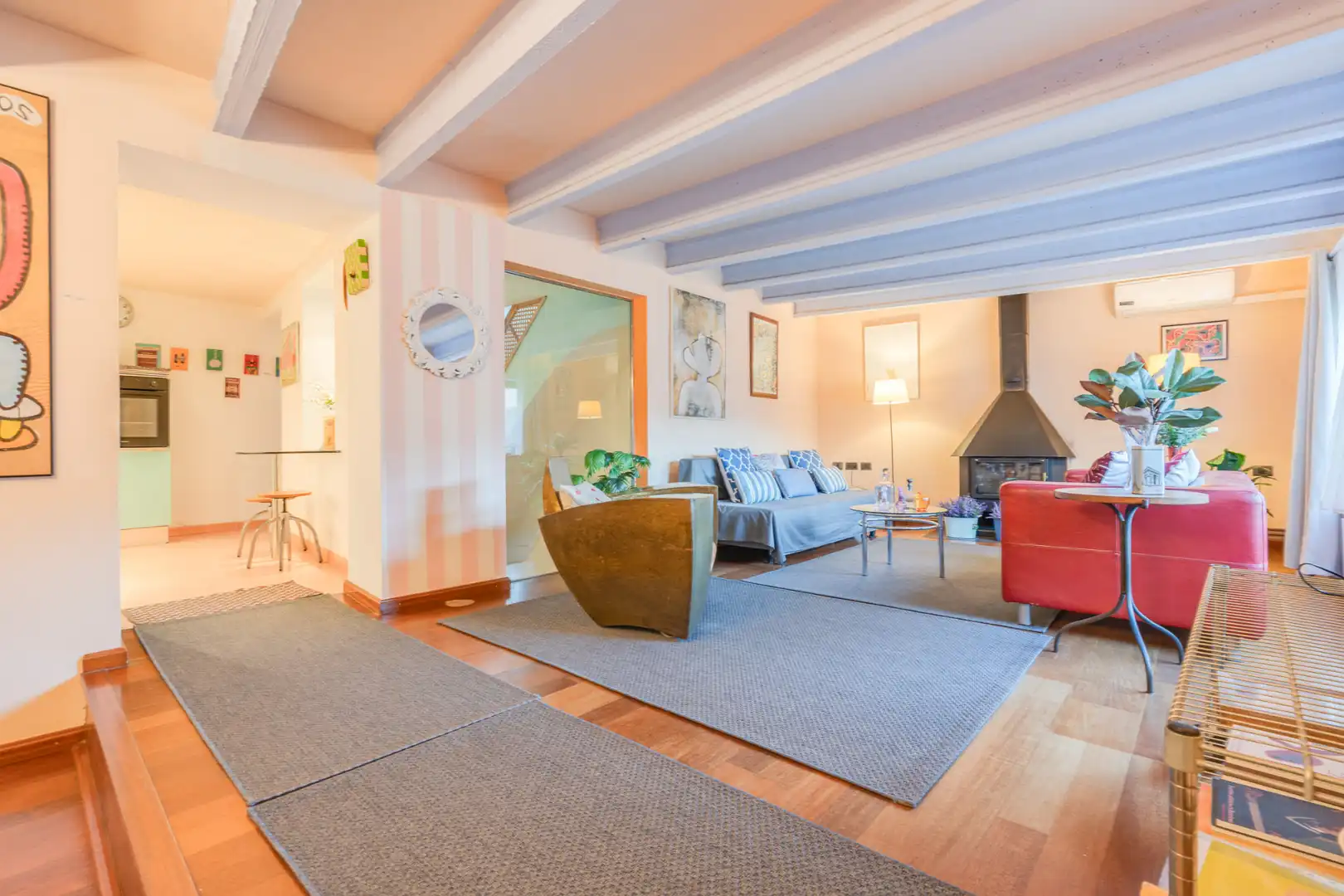 Sala d'estar de Casa adosada en venda en Ullà, Girona
