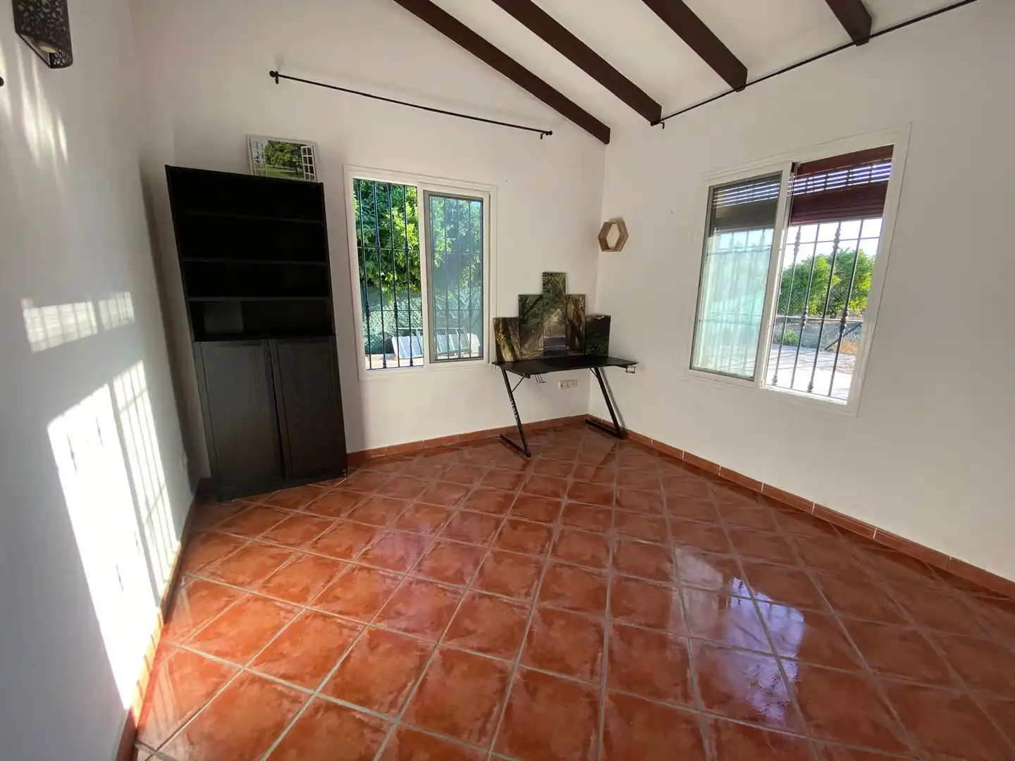 Sala de estar de Casa o chalet de alquiler en Alhaurín El Grande con Aire acondicionado, Jardín privado y Terraza