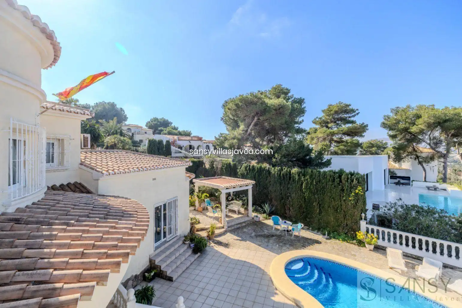 Exterior view of Houses for sale in Jávea / Xàbia  with Air Conditioner and Storage room