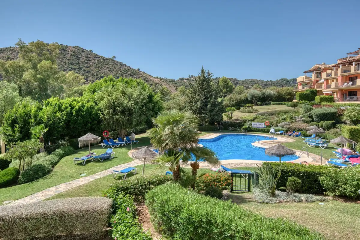 Garden of Apartments for rent in Benahavís  with Air Conditioner, Terrace and Community pool