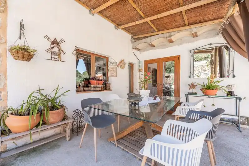 Terrassa de Finca rústica en venda en Son Servera amb Jardí privat, Terrassa i Moblat