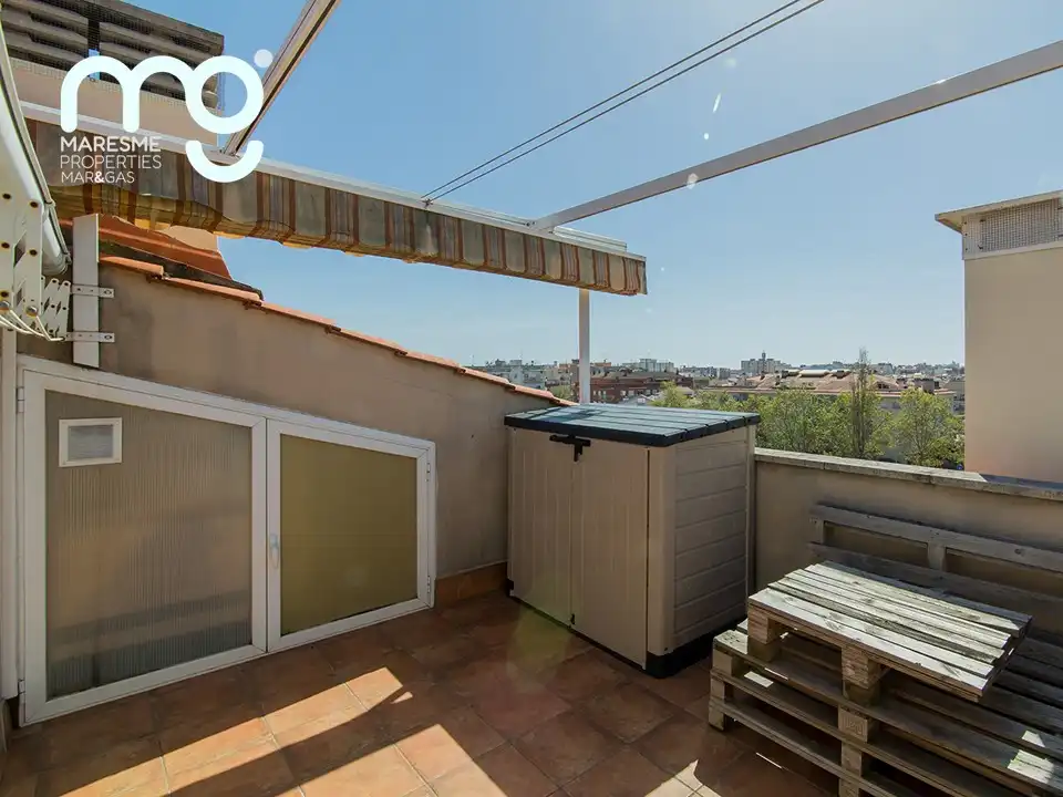 Terrassa de Dúplex en venda en Pineda de Mar amb Aire condicionat, Calefacció i Parquet