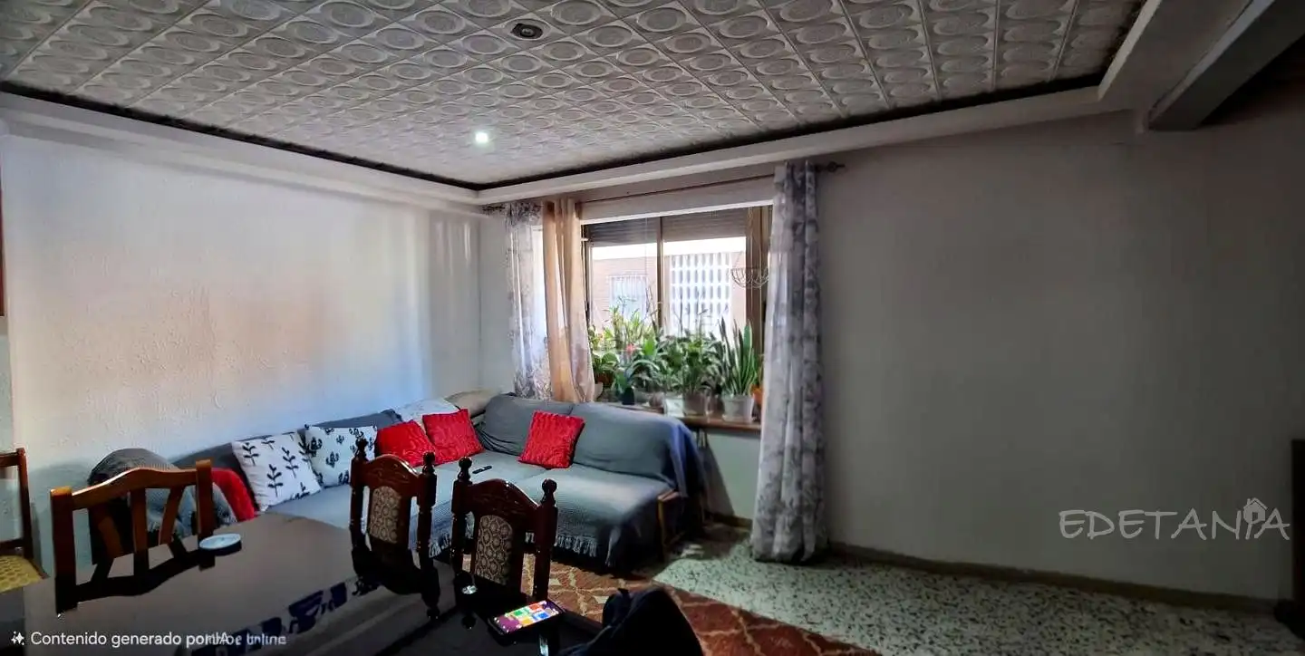 Sala de estar de Piso en venta en Moncada