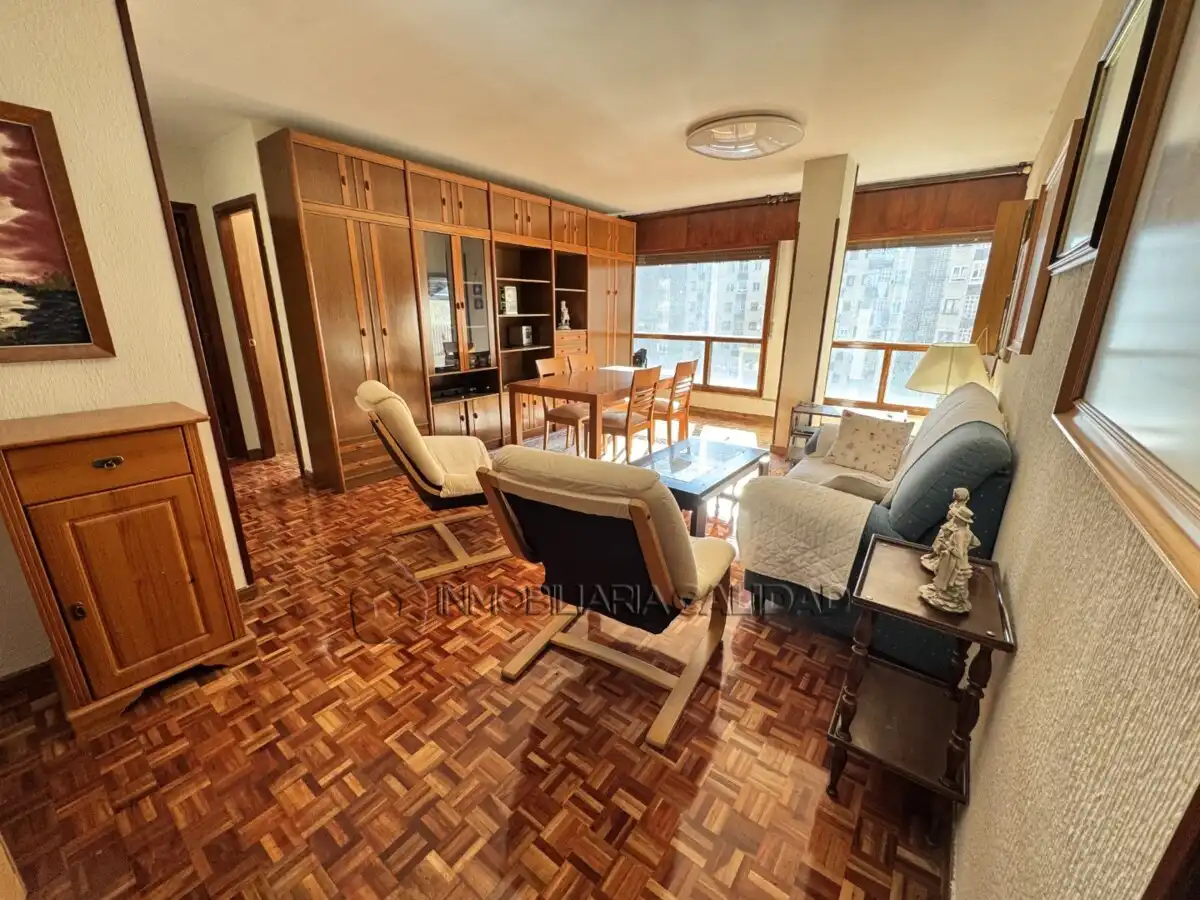 Living room of Flat for rent in Burgos  with Heating and Furnished