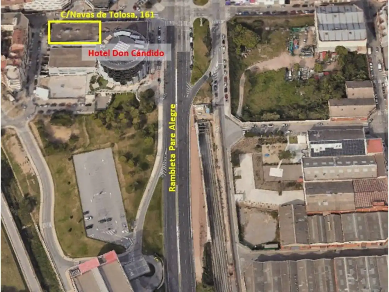Vista exterior de Oficina de alquiler en Terrassa con Aire acondicionado