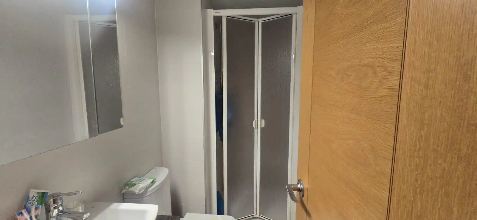 Baño de Apartamento de alquiler en Alboraya con Aire acondicionado, Amueblado y Balcón