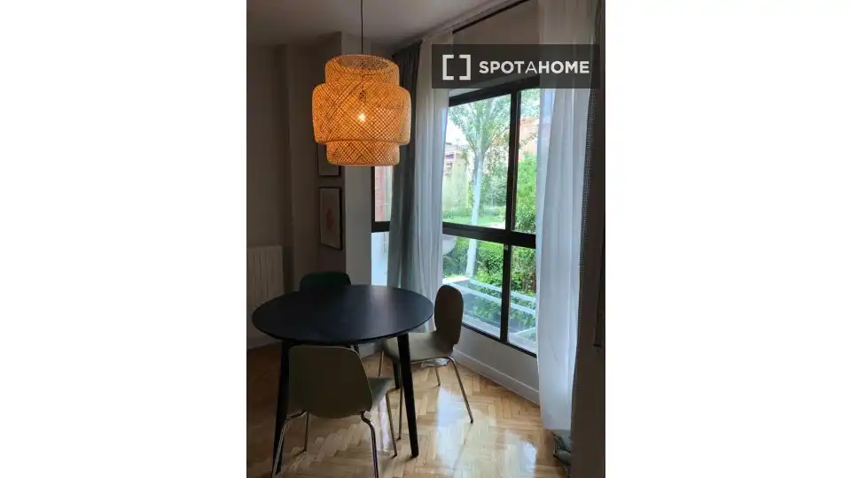 Exterior view of Apartments for share in Madrid  with Air Conditioner, Terrace and Furnished