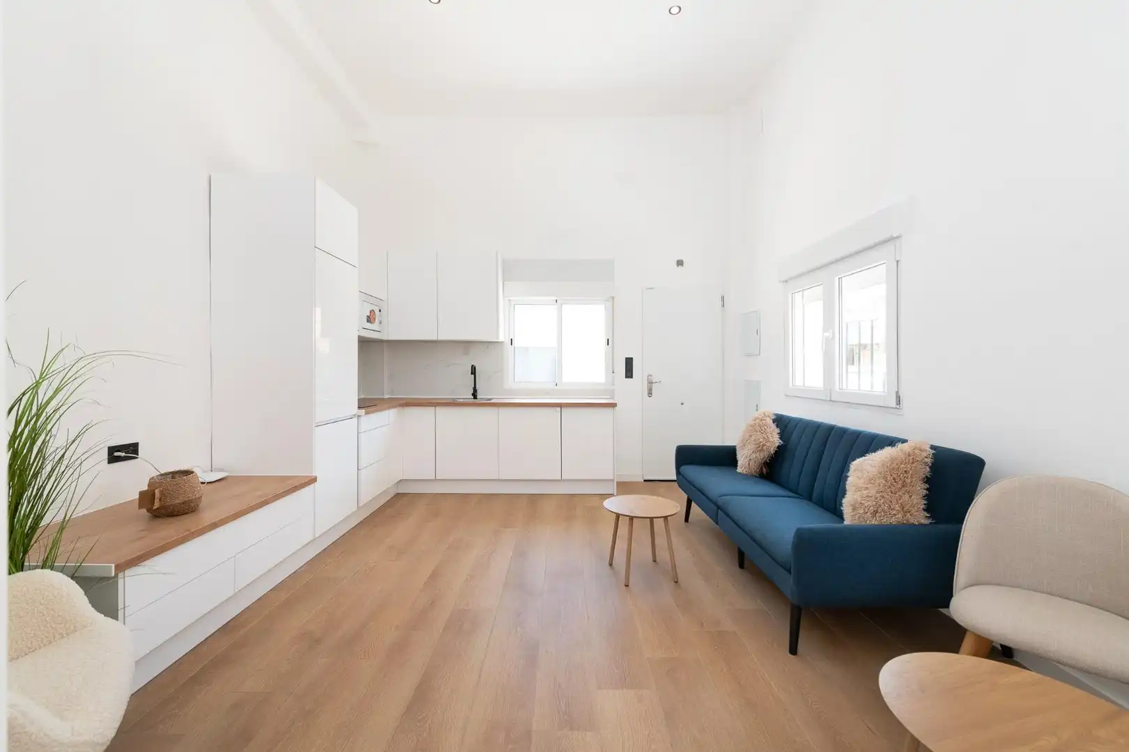 Living room of Flat for sale in Málaga  with Furnished