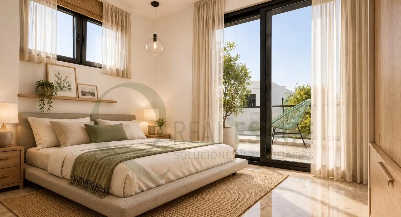 Habitación de Casa o chalet en venta en Alicante / Alacant con Calefacción, Jardín privado y Terraza