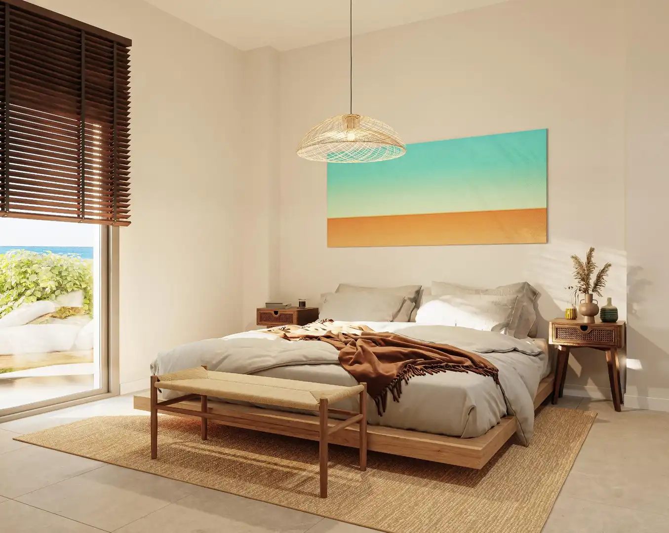 Bedroom of Ground floor for sale in Rincón de la Victoria  with Air Conditioner, Heating and Private garden