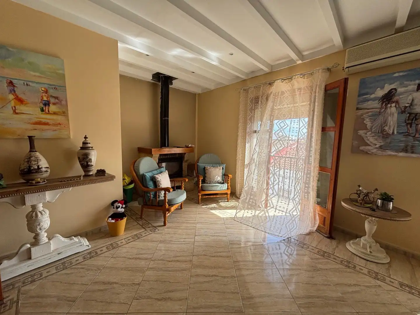 Living room of Flat for sale in Pilas  with Air Conditioner, Terrace and Balcony