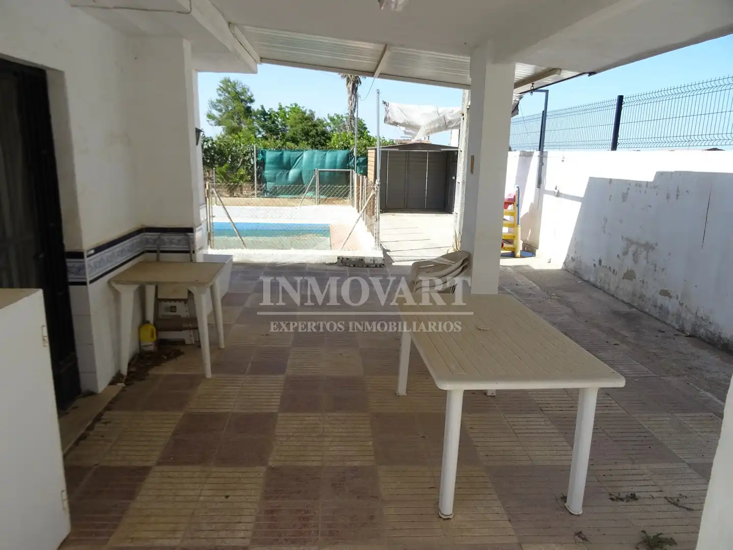Terraza de Finca rústica en venta en Guadassuar con Trastero y Piscina