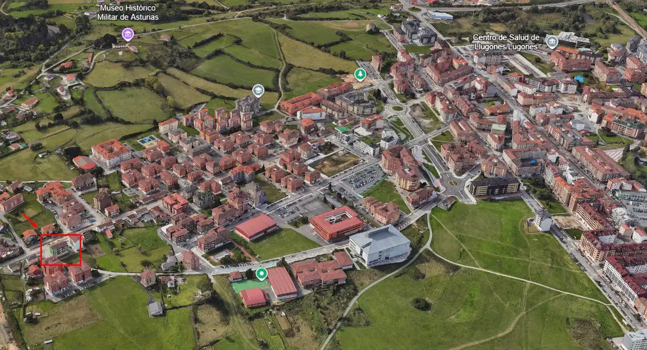 Außenansicht von Wohnung zum Verkauf in Siero mit Heizung und Terrasse