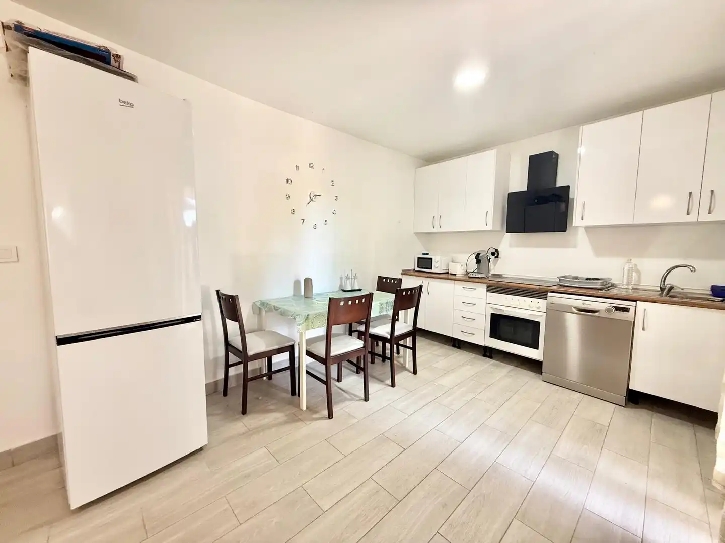 Kitchen of Flat for rent in Mazarrón  with Heating, Parquet flooring and Furnished