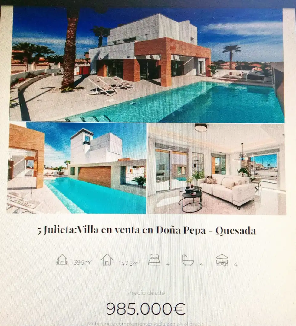 Chalet con piscina en venta en Rojales, imagen 2