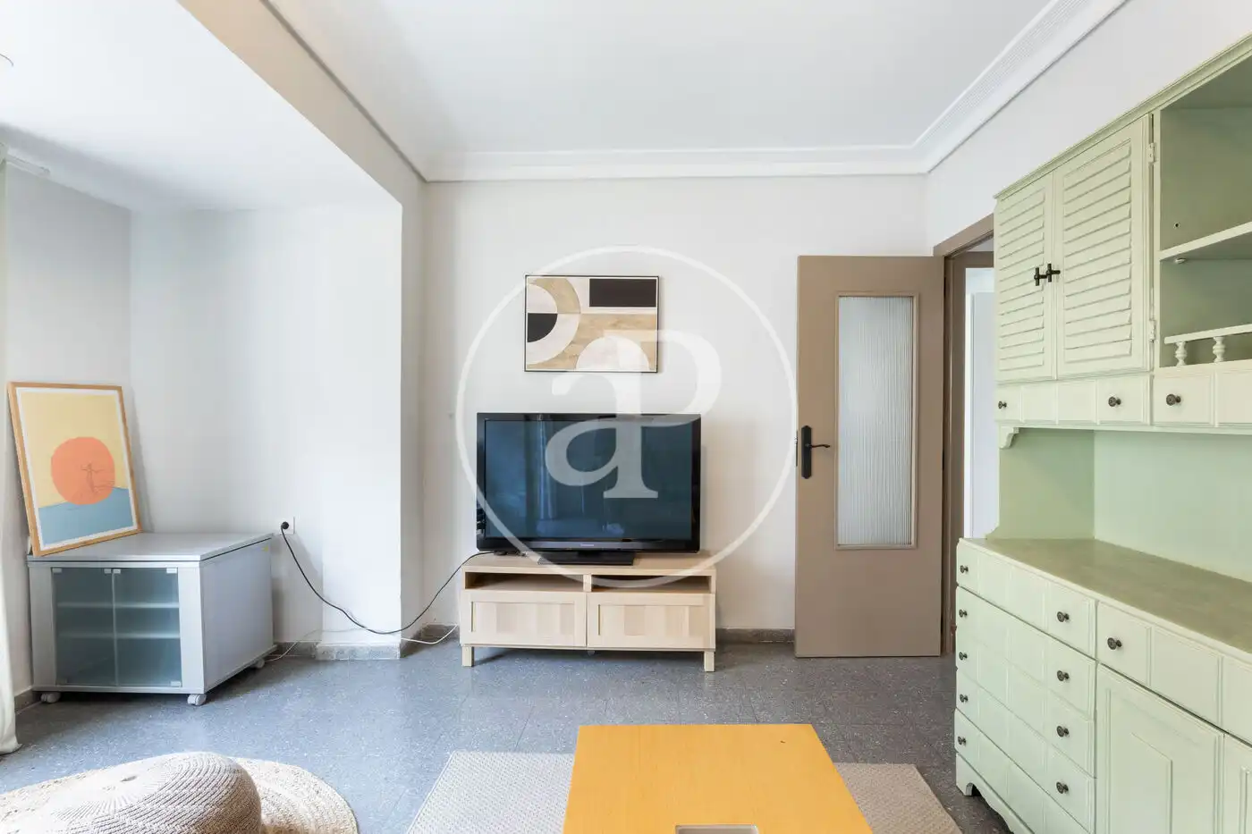 Sala de estar de Piso de alquiler en Valencia con Aire acondicionado, Calefacción y Terraza