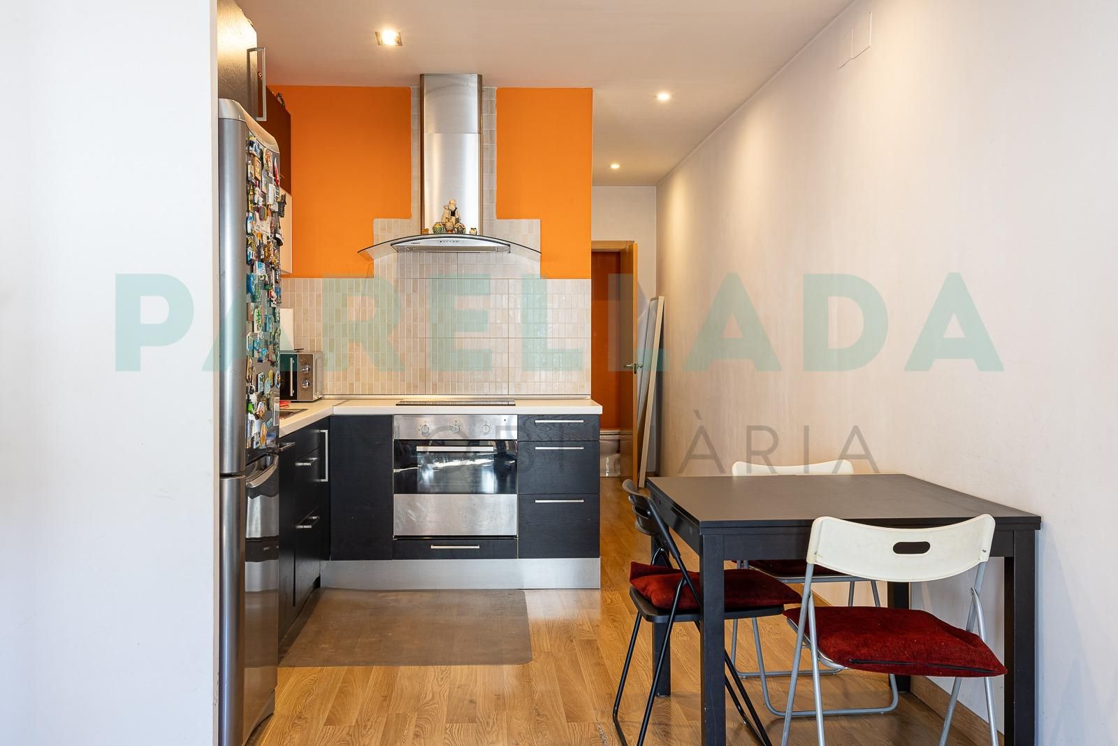 Cocina de Piso en venta en Badalona con Aire acondicionado, Parquet y Terraza