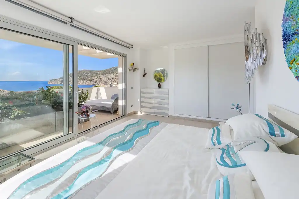 Schlafzimmer von Wohnungen zum Verkauf in Andratx mit Terrasse, Schwimmbad und Balkon