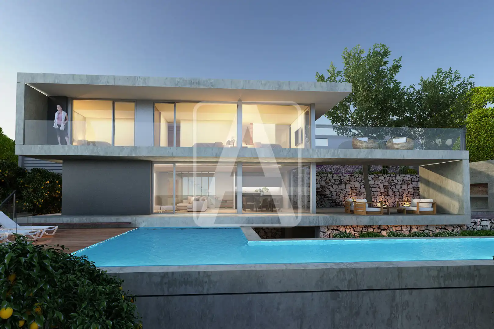 Villa mit Pool zum Verkauf in Marisol Park - Ortembach - Los Almendros