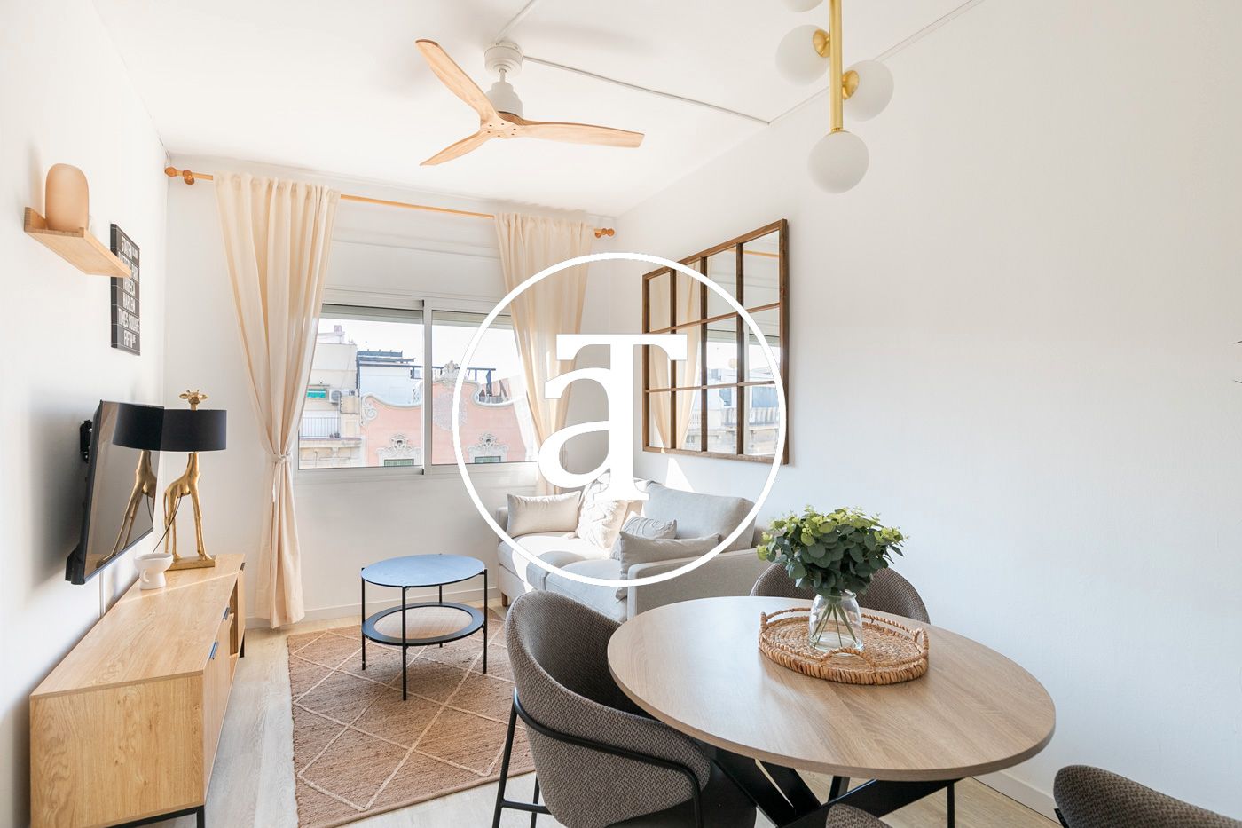 Bedroom of Flat to rent in  Barcelona Capital  with Heating, Furnished and Oven