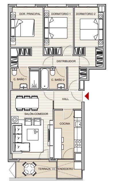 Piso en venta en Arganda del Rey con Aire acondicionado, Calefacción y Jardín privado